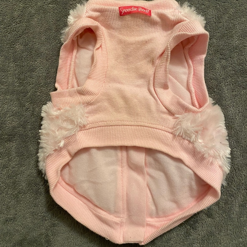 🐾 Dog - Pink Fuzzy Jacket - Picture 2 of 6